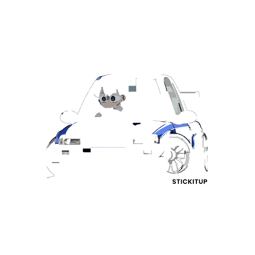 Komi San Car Sticker